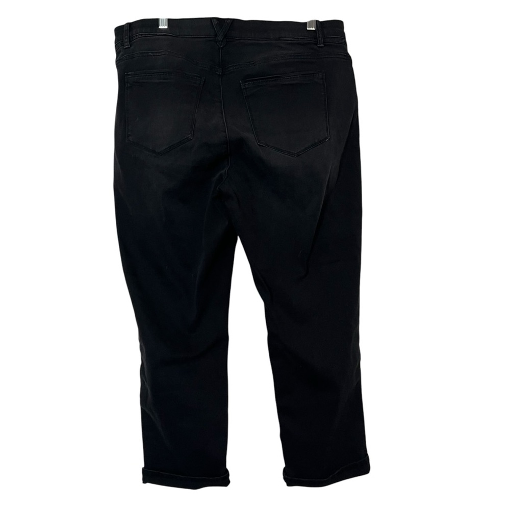NWT Democracy slim straight crop black jeans size 16W. - Picture 5 of 12